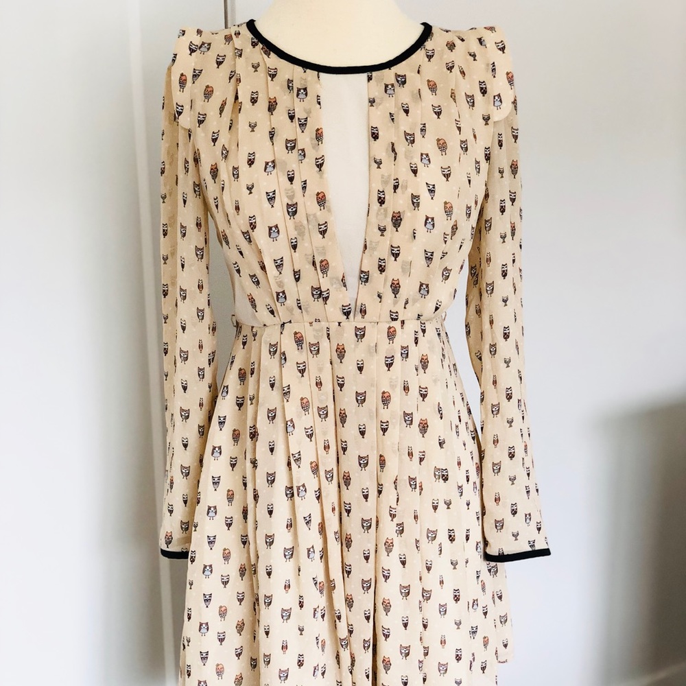 Woman’s printed dress